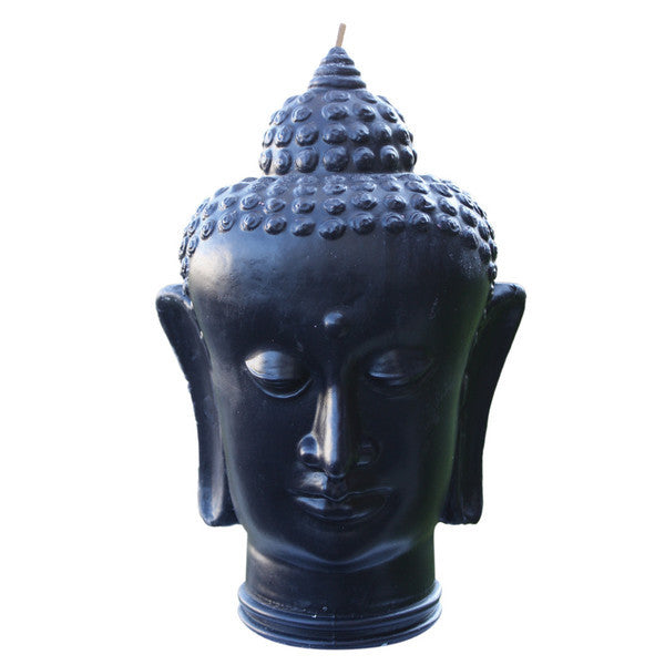 Large Black Buddha Head